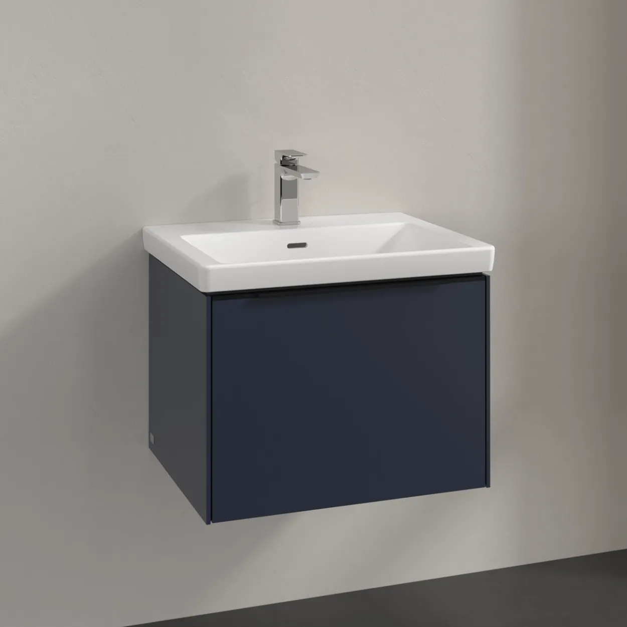 V&b subway 3.0 servantskap 57x42 marine blue håndtak i volcano black