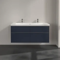 V&b subway 3.0 servantskap 127x57 marine blue m/lys håndtak i krom