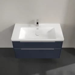 V&b subway 3.0 servantskap 97x57 marine blue m/lys håndtak i krom