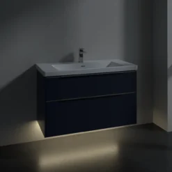 V&b subway 3.0 servantskap 97x57 marine blue m/lys håndtak i krom