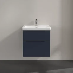 V&b subway 3.0 servantskap 57x47 marine blue m/lys håndtak i krom