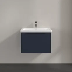 V&b subway 3.0 servantskap 66x42 marine blue m/lys håndtak i møbelets farge