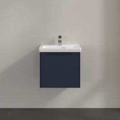 V&b subway 3.0 servantskap 47x42 marine blue m/lys håndtak i møbelets farge
