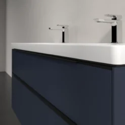 V&b subway 3.0 servantskap 127x57 marine blue m/lys håndtak i volcano black