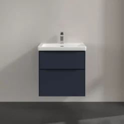 V&b subway 3.0 servantskap 57x47 marine blue m/lys håndtak i volcano black