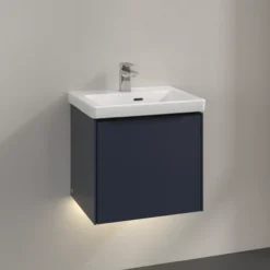 V&b subway 3.0 servantskap 47x42 marine blue m/lys håndtak i volcano black
