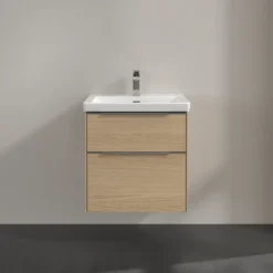 V&b subway 3.0 servantskap 57x47 nordic oak håndtak i krom