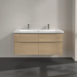 V&b subway 3.0 servantskap 127x57 nordic oak håndtak i krom