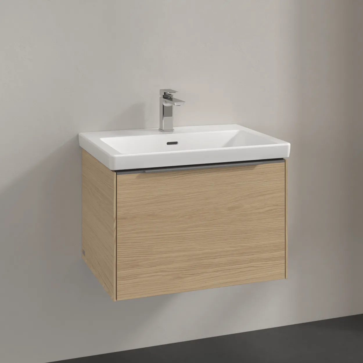 V&b subway 3.0 servantskap 66x42 nordic oak håndtak i krom