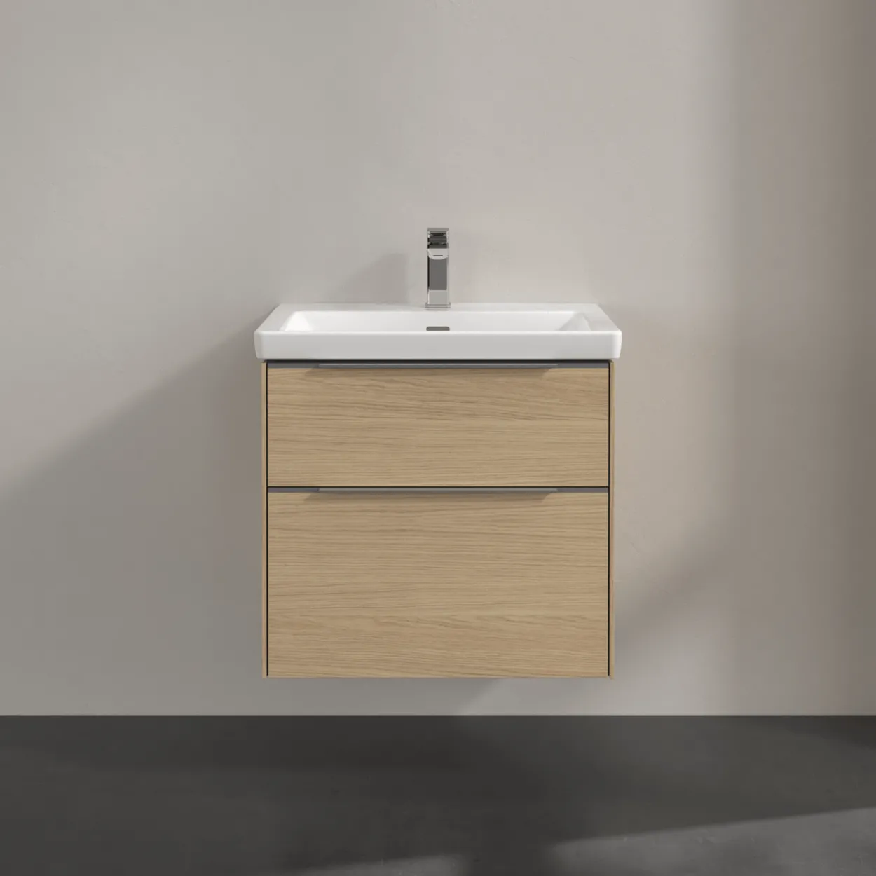 V&b subway 3.0 servantskap 62x57 nordic oak håndtak i krom