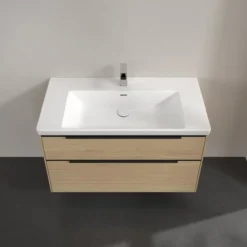 V&b subway 3.0 servantskap 97x57 nordic oak håndtak i volcano black