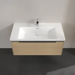V&b subway 3.0 servantskap 97x42 nordic oak håndtak i volcano black