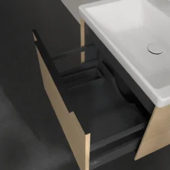 V&b subway 3.0 servantskap 66x42 nordic oak håndtak i volcano black