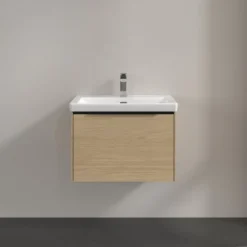 V&b subway 3.0 servantskap 66x42 nordic oak håndtak i volcano black