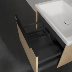 V&b subway 3.0 servantskap 57x42 nordic oak håndtak i volcano black
