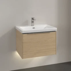 V&b subway 3.0 servantskap 66x42 nordic oak m/lys håndtak i krom