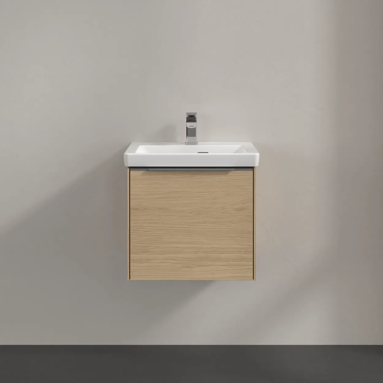 V&b subway 3.0 servantskap 47x42 nordic oak m/lys håndtak i krom