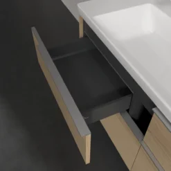 V&b subway 3.0 servantskap 127x57 nordic oak m/lys håndtak i krom