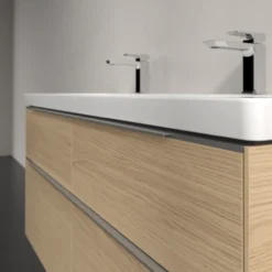 V&b subway 3.0 servantskap 127x57 nordic oak m/lys håndtak i krom