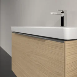 V&b subway 3.0 servantskap 77x42 nordic oak m/lys håndtak i krom