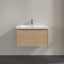 V&b subway 3.0 servantskap 77x42 nordic oak m/lys håndtak i krom