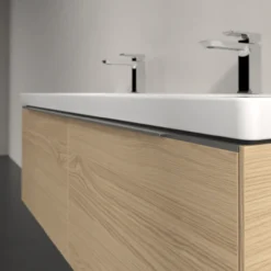 V&b subway 3.0 servantskap 127x42 nordic oak m/lys håndtak i krom