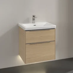 V&b subway 3.0 servantskap 57x47 nordic oak m/lys håndtak i krom