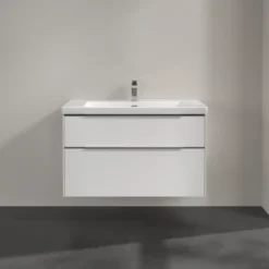 V&b subway 3.0 servantskap 97x57 pure white håndtak i krom