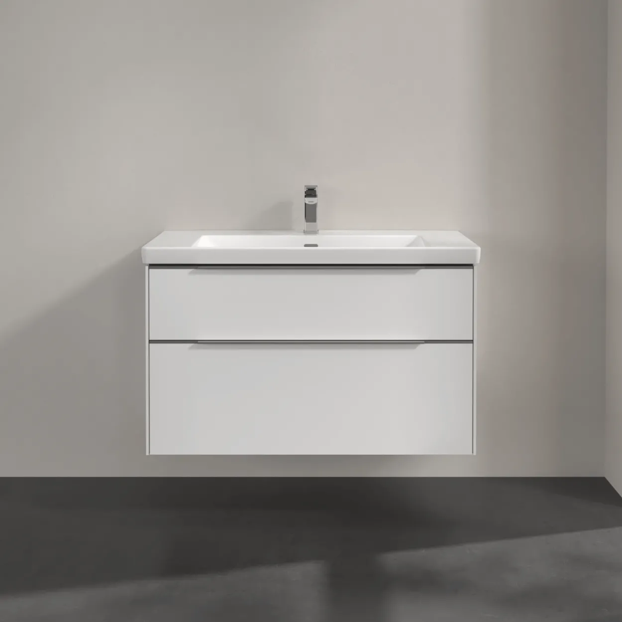 V&b subway 3.0 servantskap 97x57 pure white håndtak i krom
