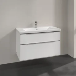 V&b subway 3.0 servantskap 97x57 pure white håndtak i krom