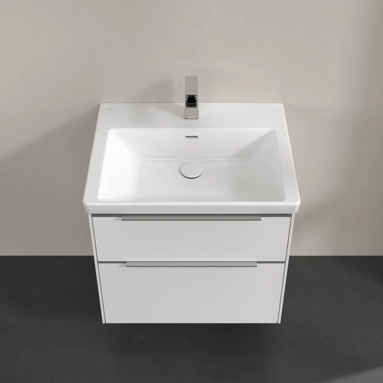 V&b subway 3.0 servantskap 62x57 pure white håndtak i krom