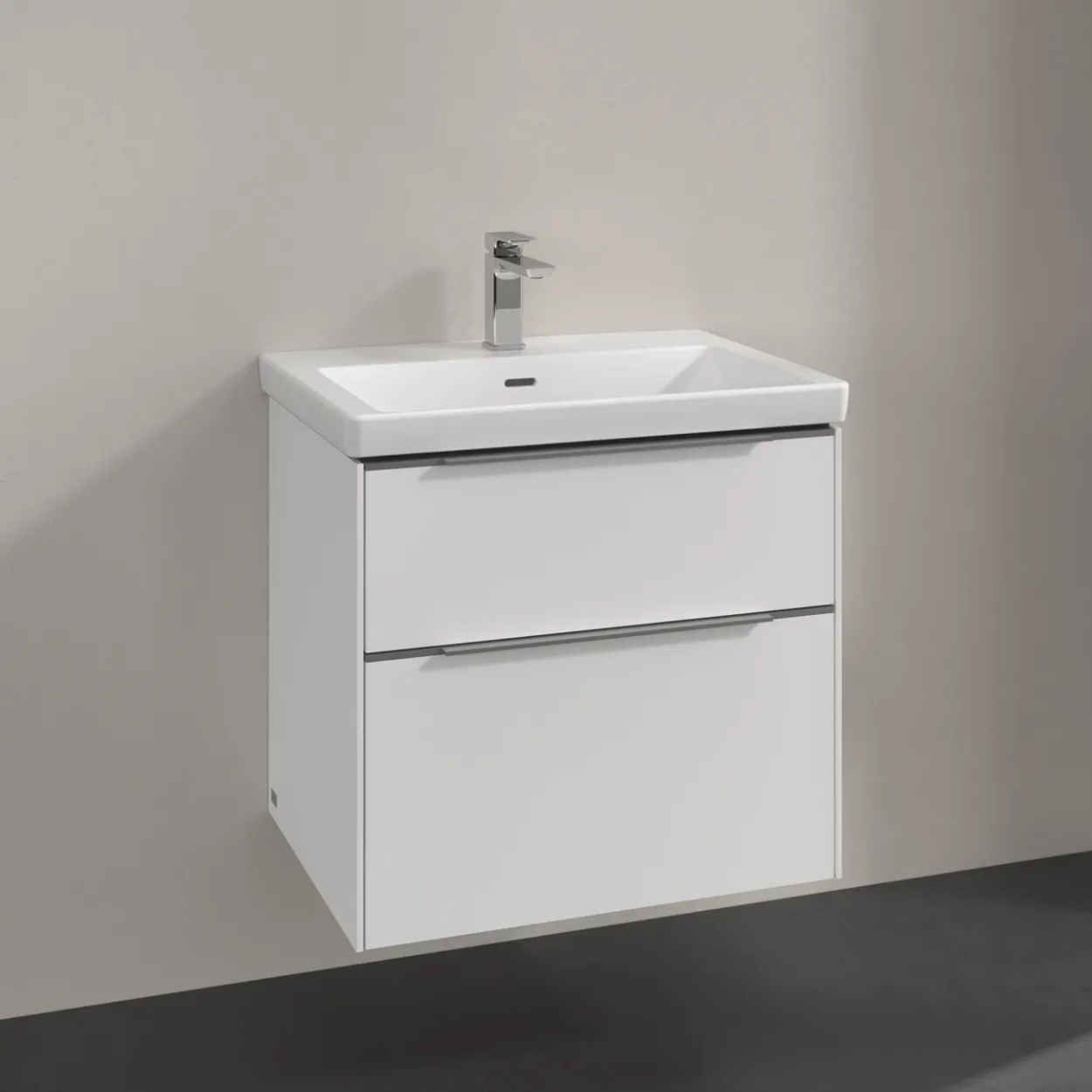 V&b subway 3.0 servantskap 62x57 pure white håndtak i krom