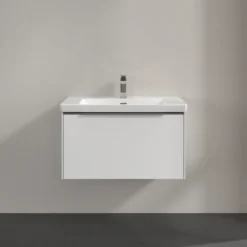 V&b subway 3.0 servantskap 77x42 pure white håndtak i krom