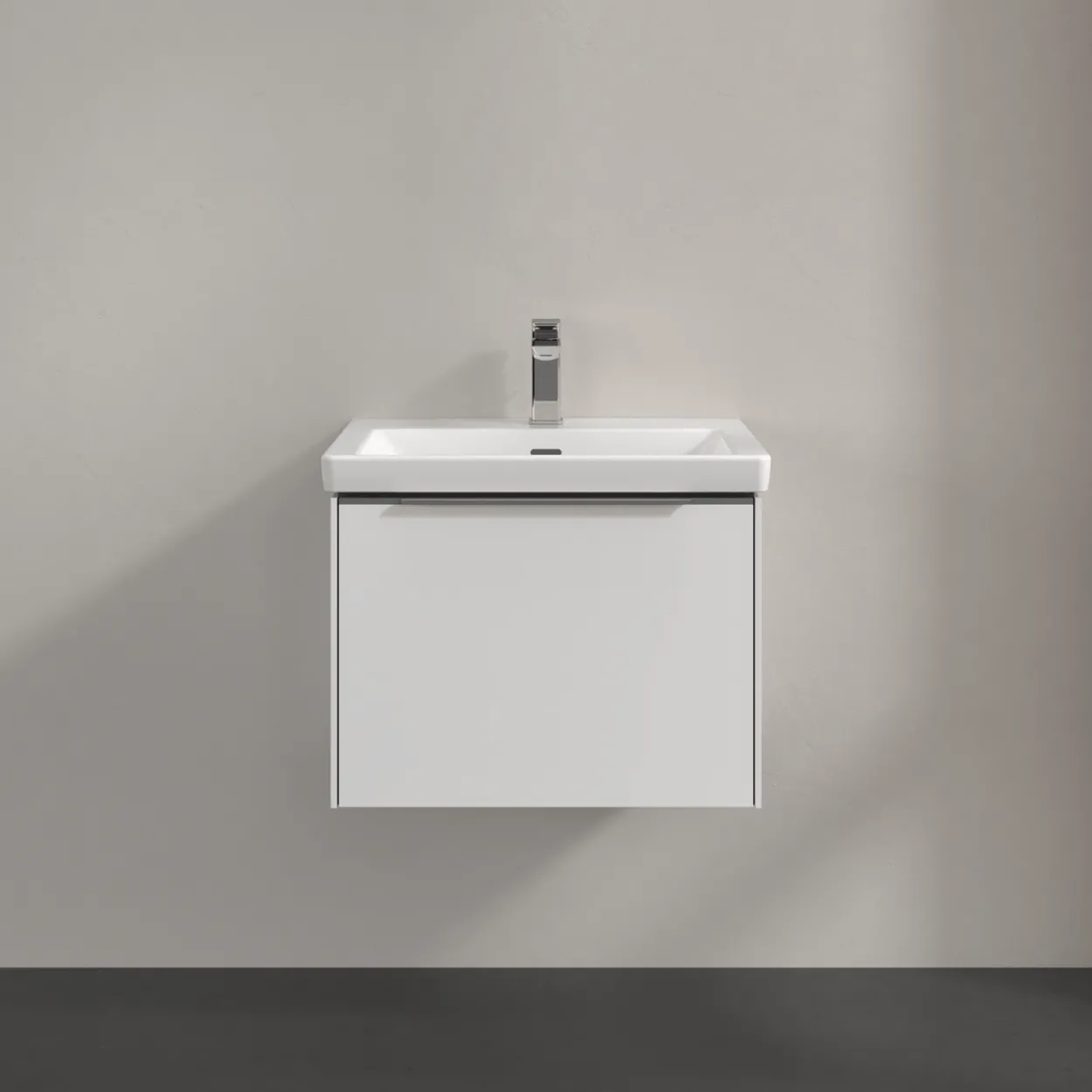 V&b subway 3.0 servantskap 57x42 pure white håndtak i krom