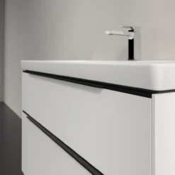 V&b subway 3.0 servantskap 97x57 pure white håndtak i volcano black