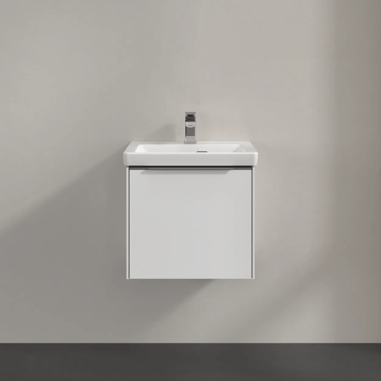 V&b subway 3.0 servantskap 47x42 pure white m/lys håndtak i krom