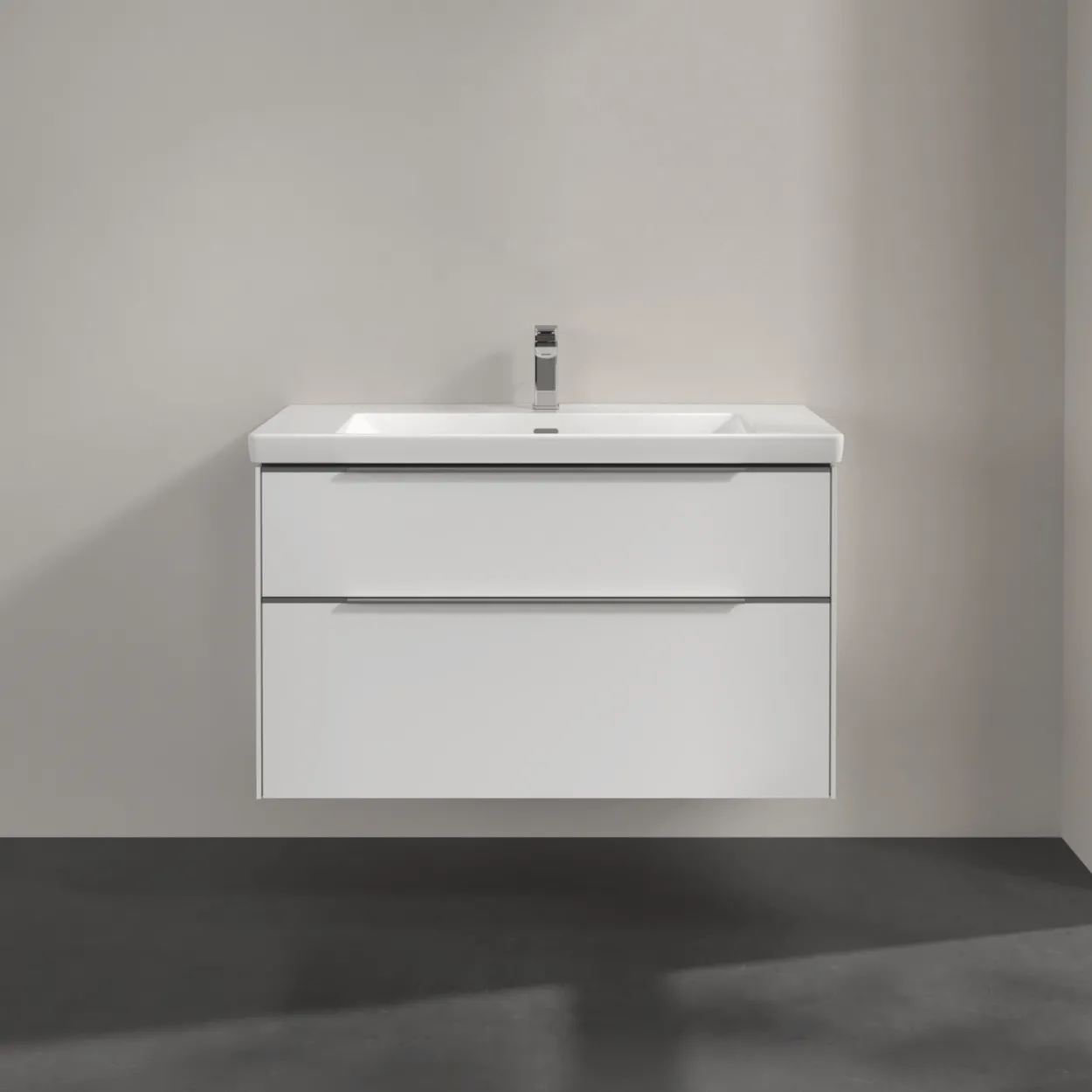V&b subway 3.0 servantskap 97x57 pure white m/lys håndtak i krom