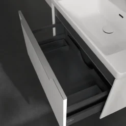 V&b subway 3.0 servantskap 77x42 pure white m/lys håndtak i krom