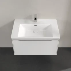 V&b subway 3.0 servantskap 77x42 pure white m/lys håndtak i krom