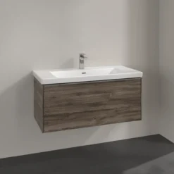 V&b subway 3.0 servantskap 97x42 stone oak håndtak i krom