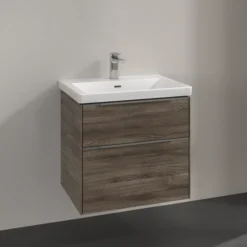 V&b subway 3.0 servantskap 62x57 stone oak håndtak i krom