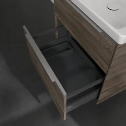 V&b subway 3.0 servantskap 62x57 stone oak håndtak i krom