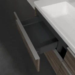 V&b subway 3.0 servantskap 127x57 stone oak håndtak i krom