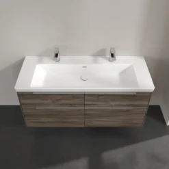 V&b subway 3.0 servantskap 127x57 stone oak håndtak i krom