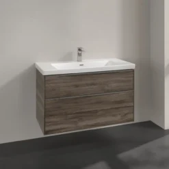 V&b subway 3.0 servantskap 97x57 stone oak håndtak i krom