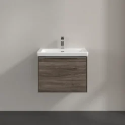 V&b subway 3.0 servantskap 57x42 stone oak håndtak i krom