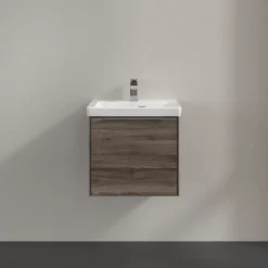 V&b subway 3.0 servantskap 47x42 stone oak håndtak i krom