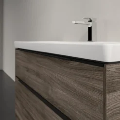 V&b subway 3.0 servantskap 97x57 stone oak håndtak i volcano black