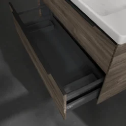 V&b subway 3.0 servantskap 97x57 stone oak håndtak i volcano black