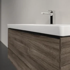 V&b subway 3.0 servantskap 97x42 stone oak håndtak i volcano black